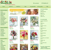 Tablet Screenshot of evansville-florists.flowerpetal.com