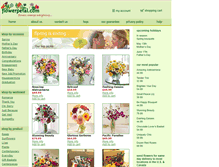 Tablet Screenshot of gilbert-florists.flowerpetal.com