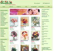 Tablet Screenshot of montgomery-florists.flowerpetal.com