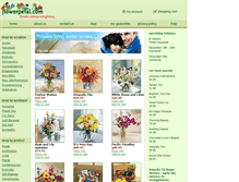 Tablet Screenshot of amarillo-florists.flowerpetal.com