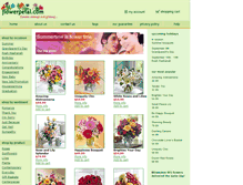 Tablet Screenshot of milwaukee-florists.flowerpetal.com