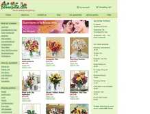 Tablet Screenshot of lowell-florists.flowerpetal.com