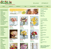 Tablet Screenshot of dallas-florists.flowerpetal.com