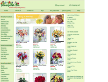 Tablet Screenshot of garland-florists.flowerpetal.com