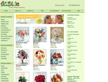 Tablet Screenshot of jackson-florists.flowerpetal.com