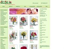 Tablet Screenshot of phoenix-florists.flowerpetal.com