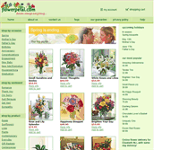 Tablet Screenshot of elizabeth-florists.flowerpetal.com
