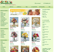 Tablet Screenshot of costa-mesa-florists.flowerpetal.com