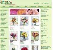 Tablet Screenshot of memphis-florists.flowerpetal.com