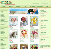 Tablet Screenshot of ann-arbor-florists.flowerpetal.com