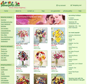 Tablet Screenshot of mothers-day.flowerpetal.com